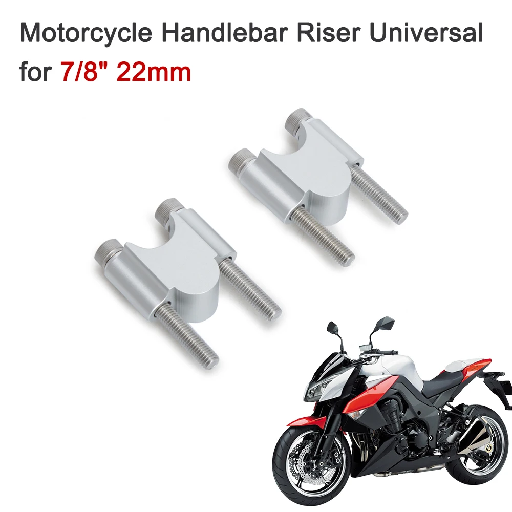 Universal Motorcycle Handlebar Riser Clamp Handlebar Mount Riser for 7/8" 22mm Handle Bars Clamp
Universal Motorcycle Handlebar Riser Clamp Handlebar Mount Riser for 7/8" 22mm Handle Bars Clamp
