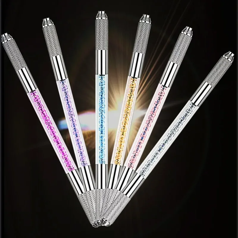 2pcs Double Crystal Acrylic Microblading tattoo pen stainless steel permanent makeup manual Tebori pen for 3D eyebrow Tattoo
2pcs Double Crystal Acrylic Microblading tattoo pen stainless steel permanent makeup manual Tebori pen for 3D eyebrow Tattoo