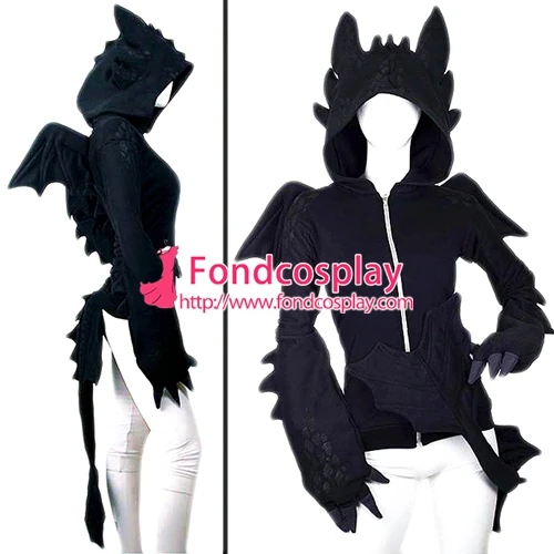 Toothless cosplay hoodie Clearance