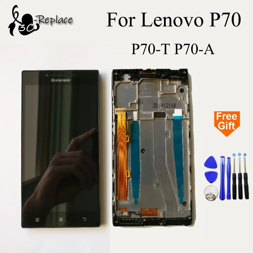 5.0 inch For Lenovo P70 P70-T P70t P70-A P70a LCD Touch Screen Display Digitizer Panel Glass Assembly Parts With Frame + Tools
5.0 inch For Lenovo P70 P70-T P70t P70-A P70a LCD Touch Screen Display Digitizer Panel Glass Assembly Parts With Frame + Tools