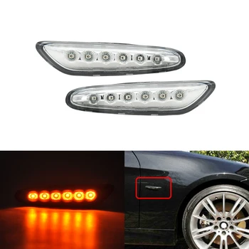 Clear Lens Amber Led Side Marker Indicator Turn Signal Lights For BMW E46 4D 5D E90 E91 E84 X1 2009-2012 E92 E93 E60 E62 E81 E82
Clear Lens Amber Led Side Marker Indicator Turn Signal Lights For BMW E46 4D 5D E90 E91 E84 X1 2009-2012 E92 E93 E60 E62 E81 E82