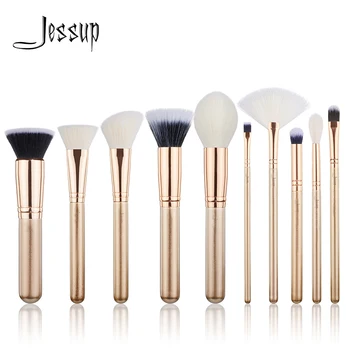 Jessup 10PCS Golden / Rose Gold Makeup brushes set Beauty kits Make up brush POWDER FOUNDATION CONCERLER ANGLED BLUSH
Jessup 10PCS Golden / Rose Gold Makeup brushes set Beauty kits Make up brush POWDER FOUNDATION CONCERLER ANGLED BLUSH