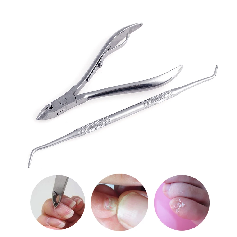 2Pcs/Set Manicure Pedicure Tools Ingrown Toe Nail Correction Cuticle Pusher Dead Skin Dirt Remover Nail Nipper Clipper Scissor
2Pcs/Set Manicure Pedicure Tools Ingrown Toe Nail Correction Cuticle Pusher Dead Skin Dirt Remover Nail Nipper Clipper Scissor