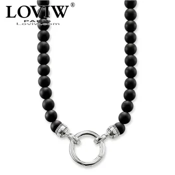 Necklace Black Obsidian Trendy Gift For Women & Men Thomas sabor Style Jewelry silver colour new Fashion party Jewellery
Necklace Black Obsidian Trendy Gift For Women & Men Thomas sabor Style Jewelry silver colour new Fashion party Jewellery