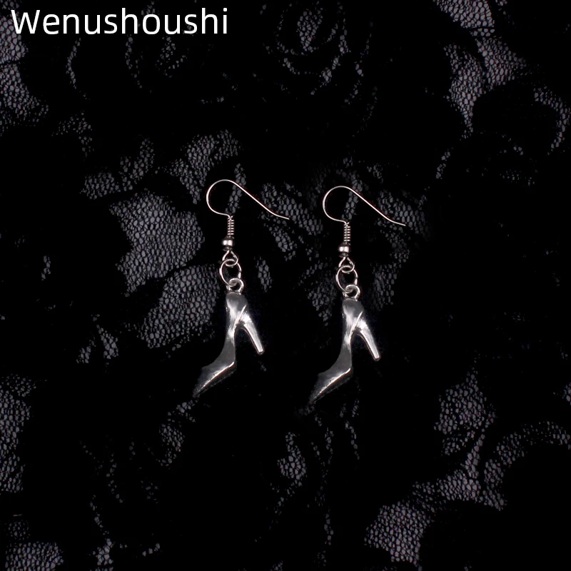 WENUSHOUSHI alloy nickel free creative High heels drop earrings for women oorbellen voor vrouwen Korean kolczyki damskie
WENUSHOUSHI alloy nickel free creative High heels drop earrings for women oorbellen voor vrouwen Korean kolczyki damskie