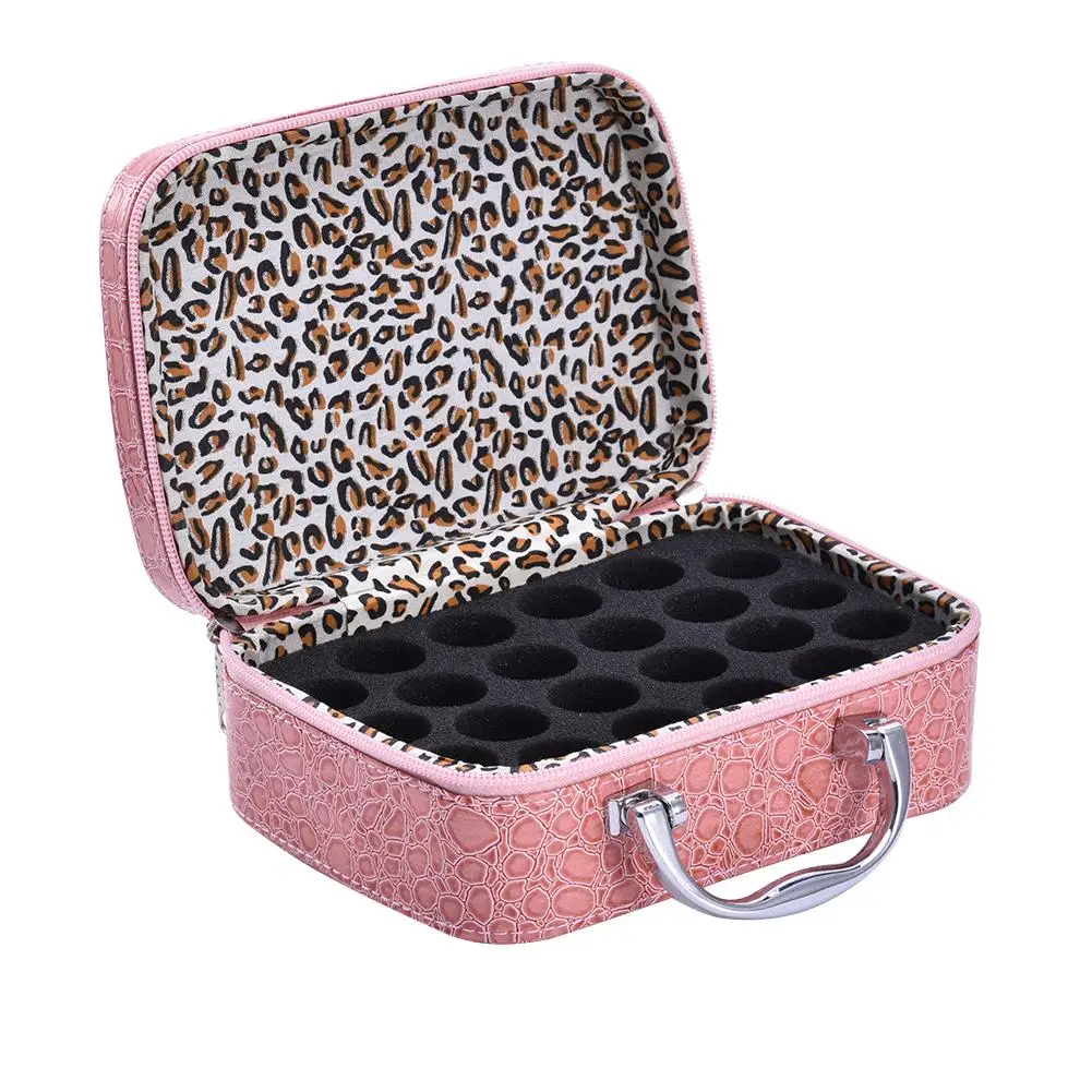 24 Bottles PU Leather Portable Organizer Shock Resistant Essential Oil Bottle Travel Case Storage Box Bag Nail Polish Organizer
24 Bottles PU Leather Portable Organizer Shock Resistant Essential Oil Bottle Travel Case Storage Box Bag Nail Polish Organizer