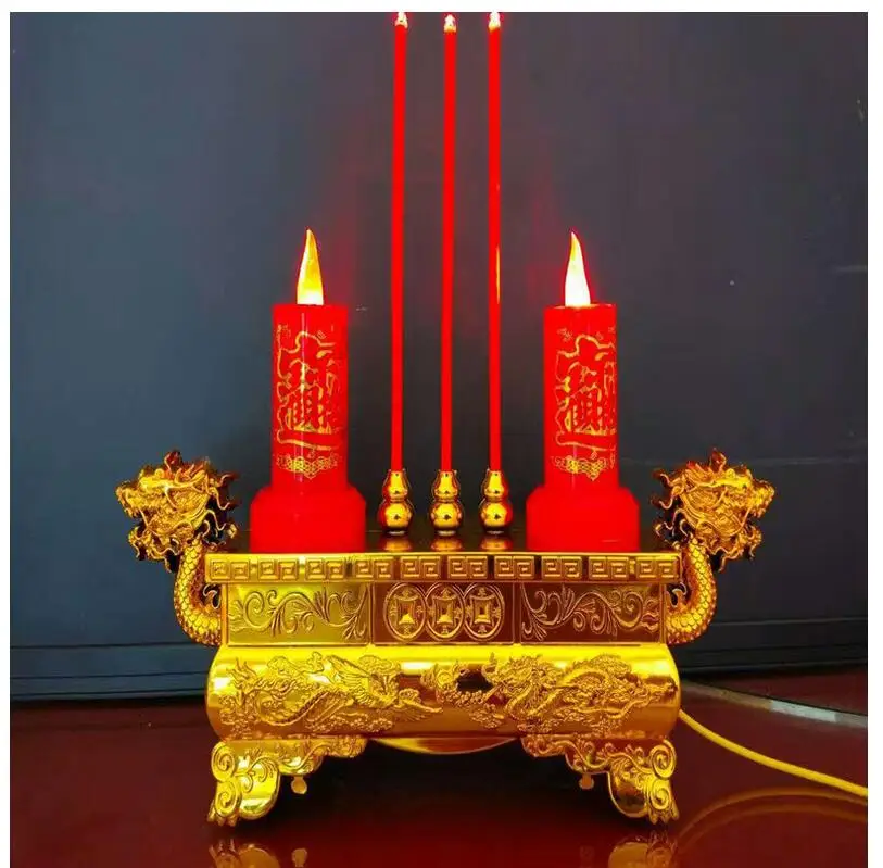 Top-grade hot style incense burner buddhist articles led large luxury electric incense burner lamp statues Home wedding
Top-grade hot style incense burner buddhist articles led large luxury electric incense burner lamp statues Home wedding