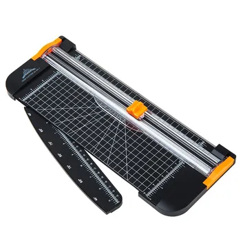 12 Inch A4 Paper Cutter Trimmer Black-Orange with Multi-function *Automatic Security Safeguard When Cutting*
12 Inch A4 Paper Cutter Trimmer Black-Orange with Multi-function *Automatic Security Safeguard When Cutting*