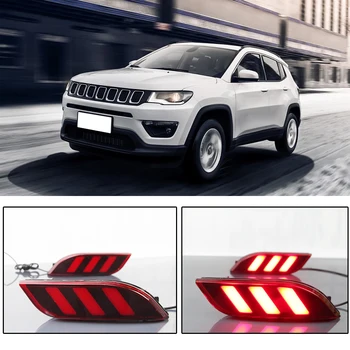 CAPQX 1PairFor Jeep Compass 2017 2018 Rear Bumper LED Reflector Fog Light Brake Light Parking Light Warning Light Tail Stop Lamp
CAPQX 1PairFor Jeep Compass 2017 2018 Rear Bumper LED Reflector Fog Light Brake Light Parking Light Warning Light Tail Stop Lamp
