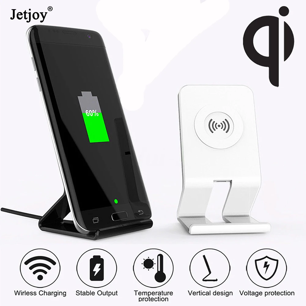 Jetjoy Wireless Charger 5V Portable Wireless Charging Pad for iPhone X 8 8 Plus for Samsung Galaxy S9/S8/S8+/S7/S6
Jetjoy Wireless Charger 5V Portable Wireless Charging Pad for iPhone X 8 8 Plus for Samsung Galaxy S9/S8/S8+/S7/S6