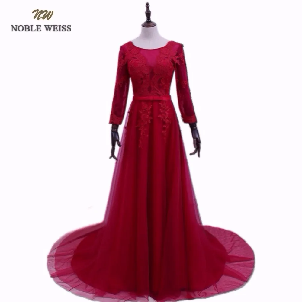 NOBLE WEISS 2019 Sexy Court Train A-Line Dark Red Appliques Evening Dress Robe De Soiree Lace-up Back Prom Dresses
NOBLE WEISS 2019 Sexy Court Train A-Line Dark Red Appliques Evening Dress Robe De Soiree Lace-up Back Prom Dresses