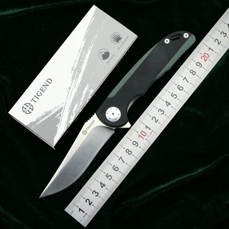 TIGEND CF1011 Tactics folding knife D2 blade G10 + steel handle camping hunting outdoor survival pocket Kitchen knives edc tools
TIGEND CF1011 Tactics folding knife D2 blade G10 + steel handle camping hunting outdoor survival pocket Kitchen knives edc tools
