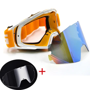 BJMOTO Motocross Dirt Bike Glasses With Extra Lens ATV Casque Gafas Off Road Glasses Motorcycle Goggles
BJMOTO Motocross Dirt Bike Glasses With Extra Lens ATV Casque Gafas Off Road Glasses Motorcycle Goggles