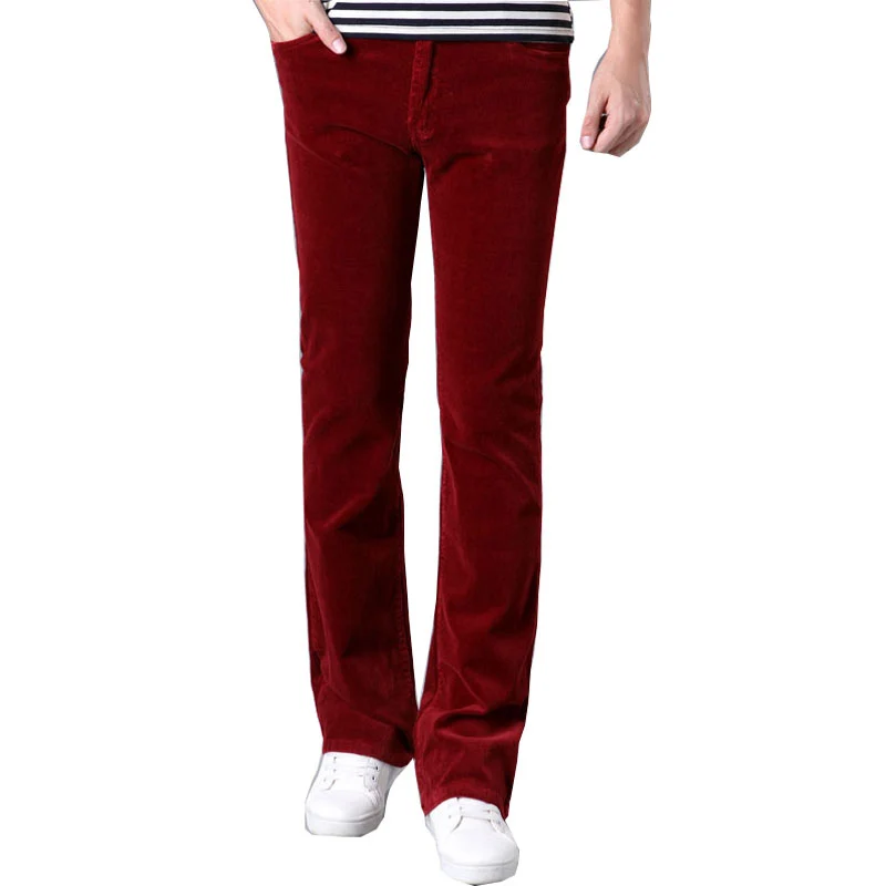 Spring and Autumn Men's jeans Casual Micro Bell-bottomed Corduroy trousers Korean version of the Stretch Slim Wide Leg pants
Spring and Autumn Men's jeans Casual Micro Bell-bottomed Corduroy trousers Korean version of the Stretch Slim Wide Leg pants