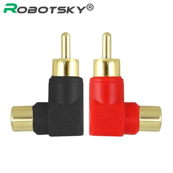 Black/Red Right Angle RCA Male to Female Adapter 90 Degree RCA Connector Converter Audio AV RCA Plug Extender
Black/Red Right Angle RCA Male to Female Adapter 90 Degree RCA Connector Converter Audio AV RCA Plug Extender