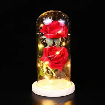 2 Pcs Red Rose Beauty and Beast Battery Powered Flower LED String Light Desk Lamp Romantic Valentine's Day Birthday Gift Decor
2 Pcs Red Rose Beauty and Beast Battery Powered Flower LED String Light Desk Lamp Romantic Valentine's Day Birthday Gift Decor