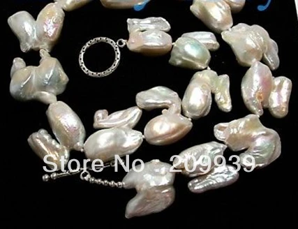 hot sell- N944 30mm Unusual White Keshi Keishi Baroque Pearl Necklace -Top quality free shipping
hot sell- N944 30mm Unusual White Keshi Keishi Baroque Pearl Necklace -Top quality free shipping