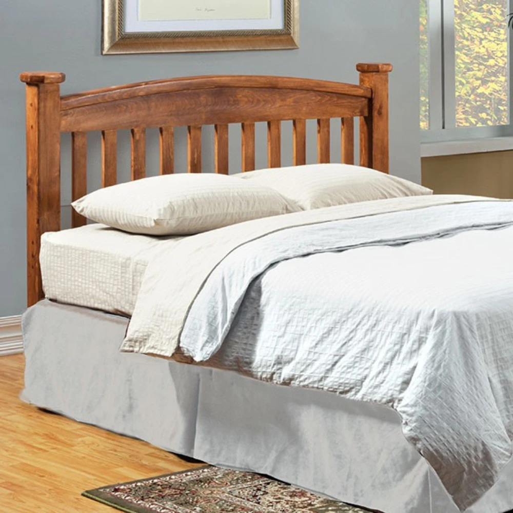 Buffalo Transitional Twin Headboard, Rustic Oak Finish