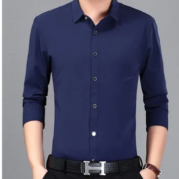 Men's Casual Long Sleeve Shirt Spring Slim Solid Color Joker Free Anti-Wrinkle Shirt
Men's Casual Long Sleeve Shirt Spring Slim Solid Color Joker Free Anti-Wrinkle Shirt