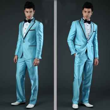 Stylish Shinny Tuxedos 2017 Tailored Blue/Yellow/Pink Groom Wedding Suits Men's Show Suits Topic Party Wear (Jacket+Pants+Bow)
Stylish Shinny Tuxedos 2017 Tailored Blue/Yellow/Pink Groom Wedding Suits Men's Show Suits Topic Party Wear (Jacket+Pants+Bow)