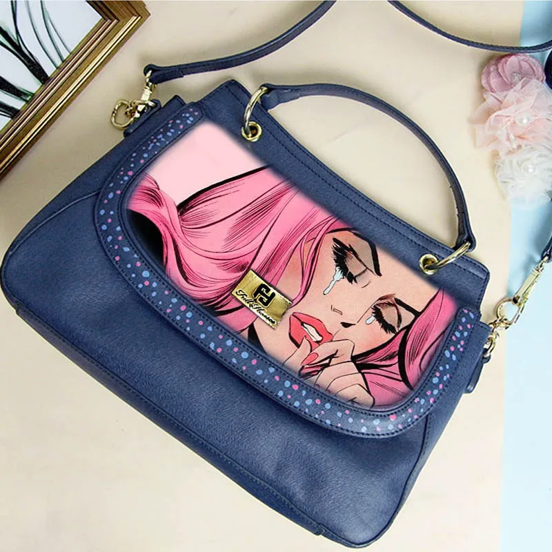 Printing Art POP gril 100% Genuine Leather Bag Designer Handbags Top Qualiry Shoulder Bag Women Messenger Crossbody Bags
Printing Art POP gril 100% Genuine Leather Bag Designer Handbags Top Qualiry Shoulder Bag Women Messenger Crossbody Bags