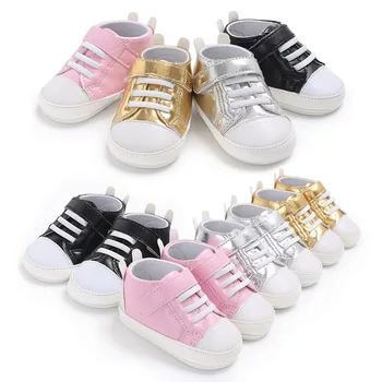 0-18M toddler baby shoes PU Leather Infant Sneakers Anti-skid Newborn Baby Boys and girls First Walker shoes rubber sole
0-18M toddler baby shoes PU Leather Infant Sneakers Anti-skid Newborn Baby Boys and girls First Walker shoes rubber sole
