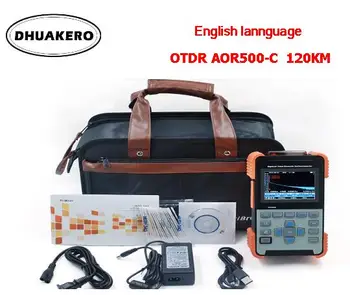free shipping AB185D FTTH fiber optical MINI OTDR 24dB/22dB AOR500-C,120KM JDSU mts 8000 fault detection positioning instrument