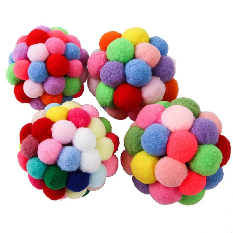 2019 New Pet Cat Toy Built-In Catnip Interactive Toy Colorful Handmade Bells Bouncy Ball Pet Supplies Cat Plush
2019 New Pet Cat Toy Built-In Catnip Interactive Toy Colorful Handmade Bells Bouncy Ball Pet Supplies Cat Plush