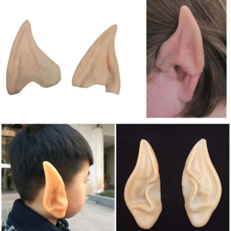 1Pair Latex Fairy Pixie Angel Elf Ears Cosplay Accessories LARP Halloween Party Latex Soft Pointed Prosthetic Tips Ear Props
1Pair Latex Fairy Pixie Angel Elf Ears Cosplay Accessories LARP Halloween Party Latex Soft Pointed Prosthetic Tips Ear Props