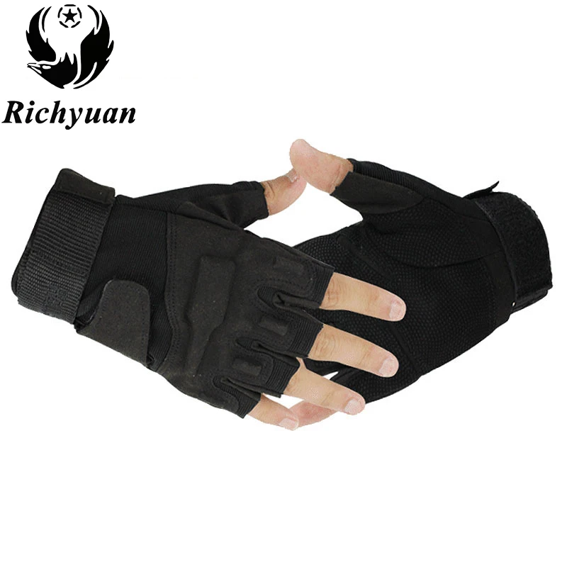 Military Usa Special Forces Tactical Gloves Fighting Combat Slip-resistant Black Half- Finger Gloves Tactical Army
Military Usa Special Forces Tactical Gloves Fighting Combat Slip-resistant Black Half- Finger Gloves Tactical Army
