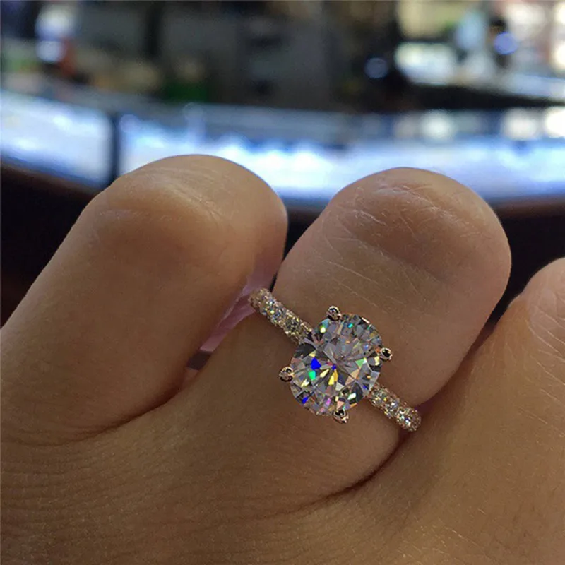 ROMAD Full Cubic Zirconia Wedding Ring for Women Crystal Finger Ring Full Filled CZ Female Engagement Ring aneis feminino R4
ROMAD Full Cubic Zirconia Wedding Ring for Women Crystal Finger Ring Full Filled CZ Female Engagement Ring aneis feminino R4