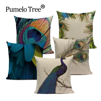 Velvet Blue Peacock Sofa Cushions Home Decor Simple Style Linen Square Sofa Bed Car Print Pillow Cover Customized Cushion Cover
Velvet Blue Peacock Sofa Cushions Home Decor Simple Style Linen Square Sofa Bed Car Print Pillow Cover Customized Cushion Cover