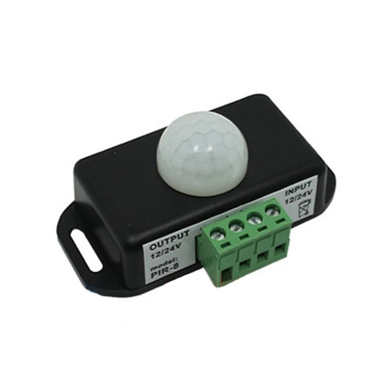 DC 12V-24V Automatic Infrared PIR Motion Sensor Switch Detector For LED Light Strip Lamp | Инструменты