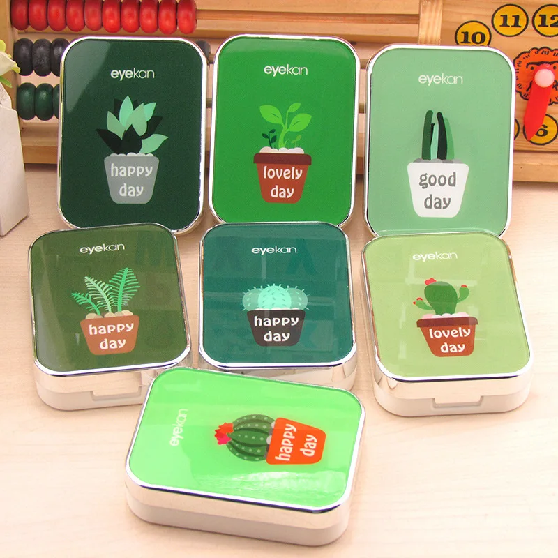 Cute Fashion Random Travel Glasses Contact Lenses Box Cactus Contact Lens Case for Eyes Care Holder Container Double box*2
Cute Fashion Random Travel Glasses Contact Lenses Box Cactus Contact Lens Case for Eyes Care Holder Container Double box*2