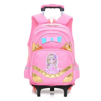 New Removable Children School Bags with 2/6 Wheels for Girls Trolley Backpack Kids Wheeled Bag Book bag travel luggage Mochila
New Removable Children School Bags with 2/6 Wheels for Girls Trolley Backpack Kids Wheeled Bag Book bag travel luggage Mochila
