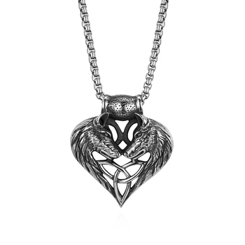 BONISKISS Men's Trendy Necklaces Colar Classic Pendant Heart Pattern Long Suspension Collier Fashion Stainless Steel Men's Chain
BONISKISS Men's Trendy Necklaces Colar Classic Pendant Heart Pattern Long Suspension Collier Fashion Stainless Steel Men's Chain