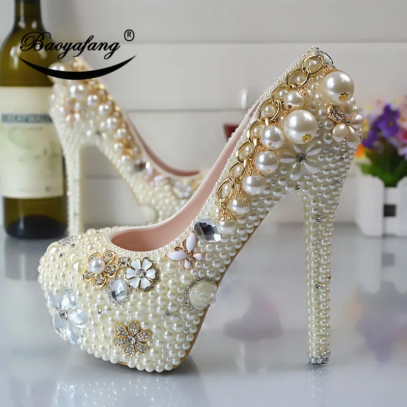 2019 New arrival Womens wedding shoes Rice white Rhinestone pearl Bridal party dress shoes Bridesmaid High heels platform shoe
2019 New arrival Womens wedding shoes Rice white Rhinestone pearl Bridal party dress shoes Bridesmaid High heels platform shoe
