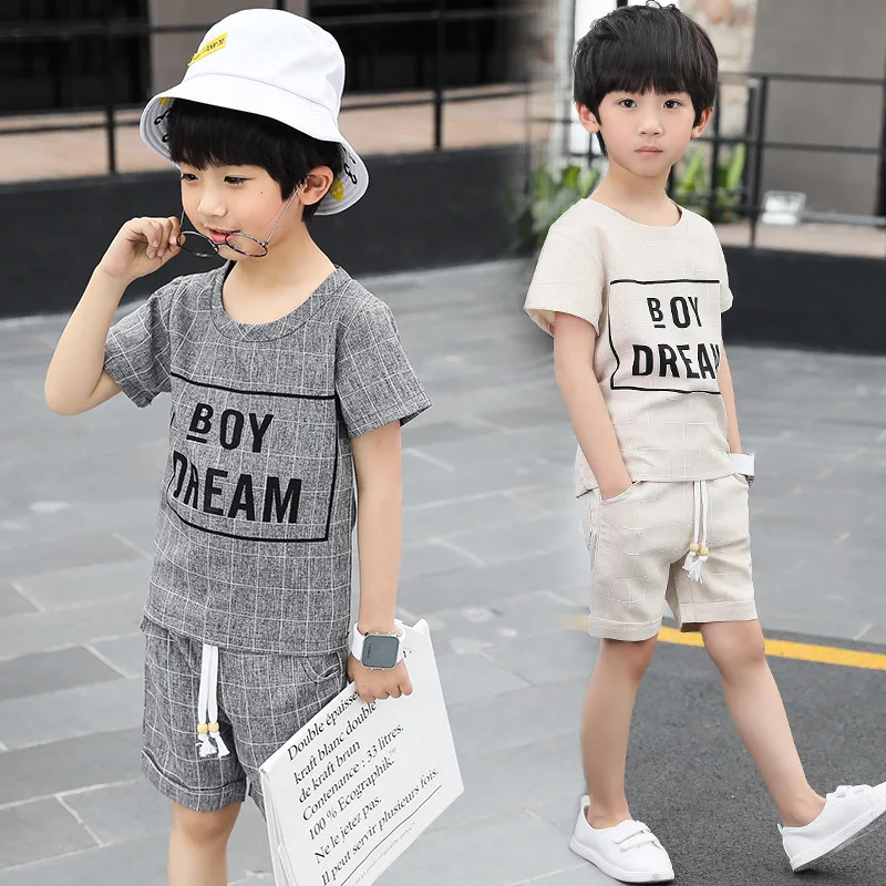 boys 2pc clothing sets fashion plaid Letter tops and shorts Casual kids boy clothes sport suit 4-14 years Children Clothing set
boys 2pc clothing sets fashion plaid Letter tops and shorts Casual kids boy clothes sport suit 4-14 years Children Clothing set
