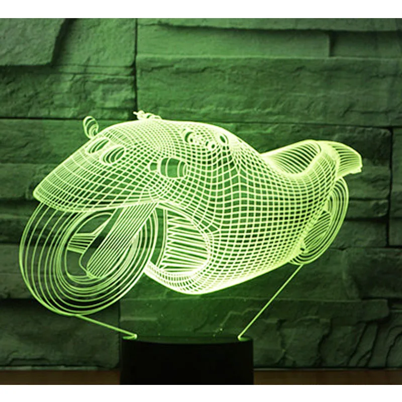 3D LED Night Lights Dynamic Motorcycle with 7 Colors Light for Home Decoration Lamp Amazing Visualization Optical Illusion Aweso
3D LED Night Lights Dynamic Motorcycle with 7 Colors Light for Home Decoration Lamp Amazing Visualization Optical Illusion Aweso