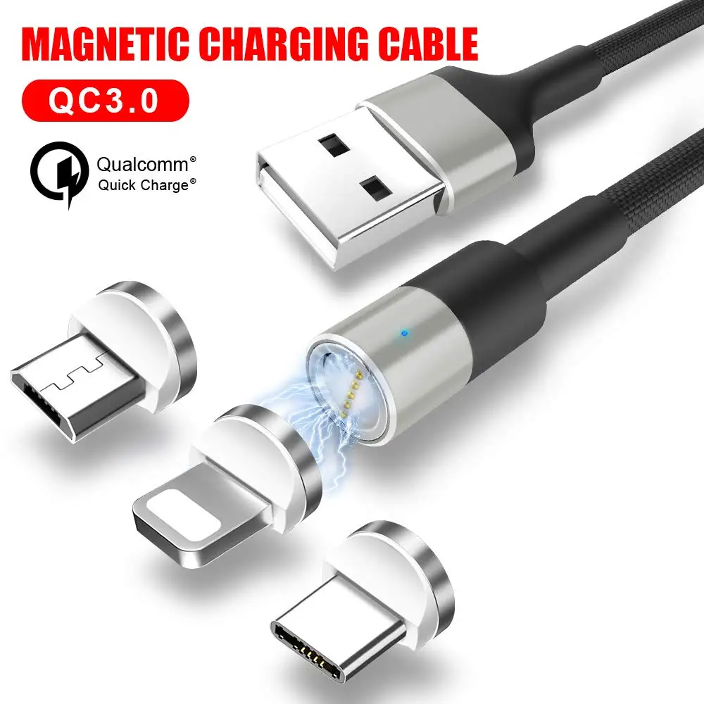 3A Fast Magnetic Cable For iPhone XS XR X 7 Micro USB Quick Mobile Phone Cables Charger Type C Magnet Android Cord Phone Cable
3A Fast Magnetic Cable For iPhone XS XR X 7 Micro USB Quick Mobile Phone Cables Charger Type C Magnet Android Cord Phone Cable