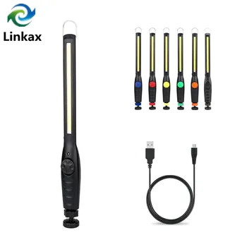 USB Rechargeable Portable COB Work Light LED Inspection Lamp With Magnet Stand Hook Built in Battery for Camping Car Repairing
USB Rechargeable Portable COB Work Light LED Inspection Lamp With Magnet Stand Hook Built in Battery for Camping Car Repairing