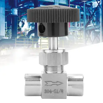 1/8 1/4 3/8 Inch Stainless Steel BSPP Female Thread Straight Needle Valve for Water Gas Oil Transmission
1/8 1/4 3/8 Inch Stainless Steel BSPP Female Thread Straight Needle Valve for Water Gas Oil Transmission