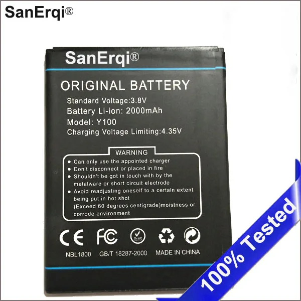 SanErqi Для DOOGEE Y100 аккумулятор 2000 мАч 100% Новый Сменный аксессуар для сотового телефона Valencia 2 Y100 Pro
SanErqi Для DOOGEE Y100 аккумулятор 2000 мАч 100% Новый Сменный аксессуар для сотового телефона Valencia 2 Y100 Pro