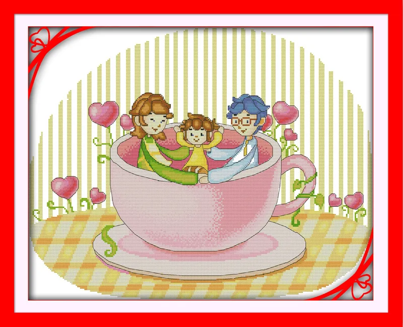 Happy forever Printed on Canvas DMC Counted Chinese Cross Stitch Kits printed Cross-stitch set Embroidery Needlework
Happy forever Printed on Canvas DMC Counted Chinese Cross Stitch Kits printed Cross-stitch set Embroidery Needlework