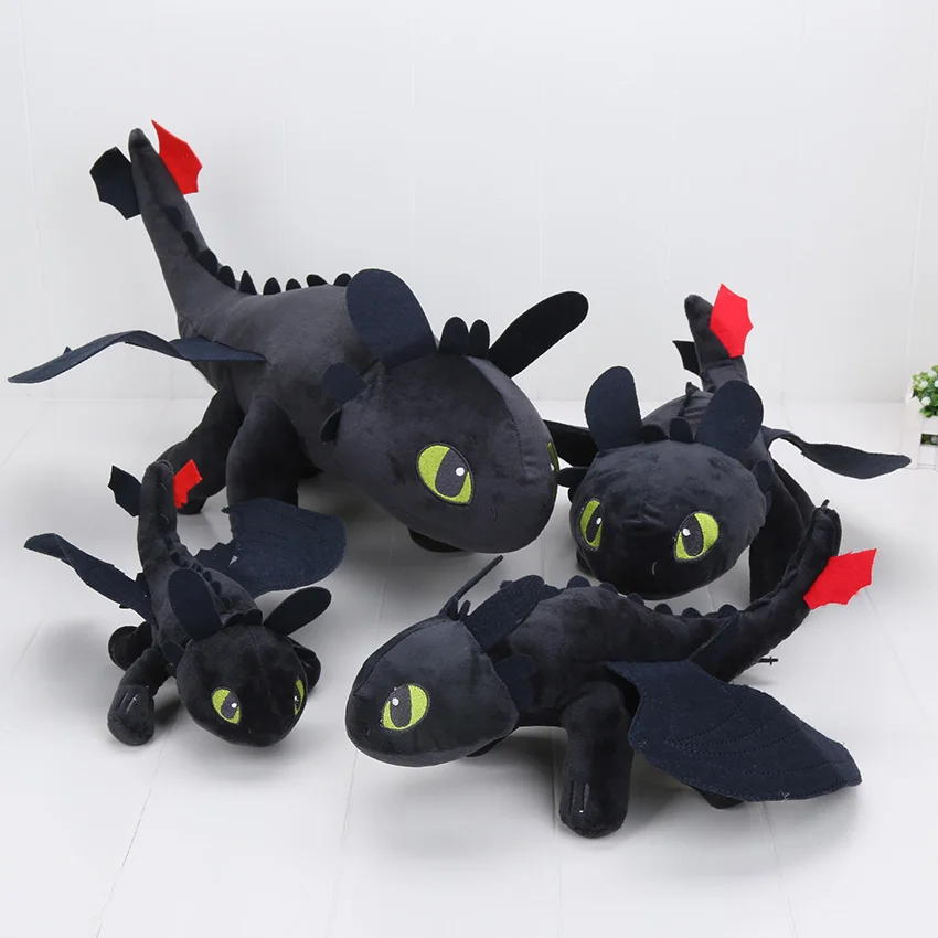 How to Train Your Dragon Plush Toothless Night Fury Black Dragon Stuffed Plush Toys Christmas Doll Gift 22-55cm
How to Train Your Dragon Plush Toothless Night Fury Black Dragon Stuffed Plush Toys Christmas Doll Gift 22-55cm