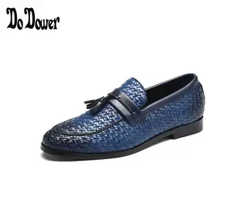 Mens Wedding Shoes 2018 new breathable comfortable men Loafers luxury tassel weave men flats men casual Shoes large size 38-46 
Mens Wedding Shoes 2018 new breathable comfortable men Loafers luxury tassel weave men flats men casual Shoes large size 38-46