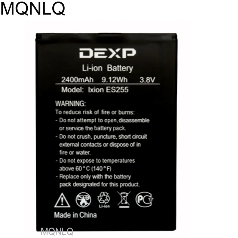 For DEXP Ixion ES255 Battery 3.8V 2400mAh Replacement High Quality New Tested | Мобильные телефоны и аксессуары