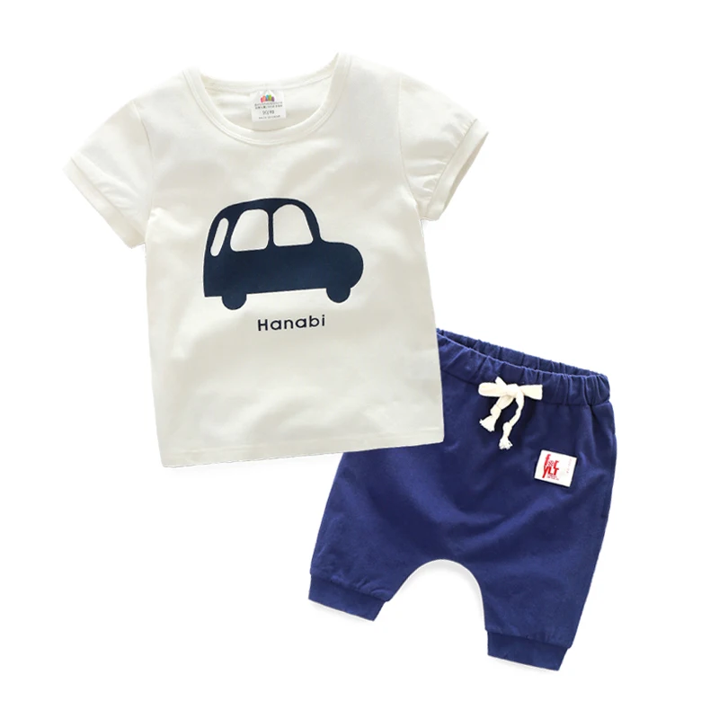 Boys T Shirt Car Solid T Shirt Boys O-neck Short Sleeve+Trousers Boys Solid Elastic Waist 2 Pieces Casual Children Clothing 2430
Boys T Shirt Car Solid T Shirt Boys O-neck Short Sleeve+Trousers Boys Solid Elastic Waist 2 Pieces Casual Children Clothing 2430