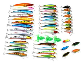 HENGJIA 45pcs Fishing Lure Set Fishing Tackle Hrad Soft Mixed Color Bait
HENGJIA 45pcs Fishing Lure Set Fishing Tackle Hrad Soft Mixed Color Bait