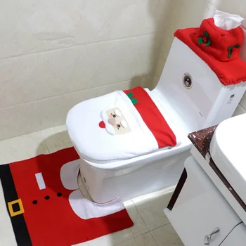 3 pcs/set Santa Claus Bathroom Set Toilet Cover and U Rugs for Home Hotel Christmas Decoration DIY Toilet New Year Decor navidad
3 pcs/set Santa Claus Bathroom Set Toilet Cover and U Rugs for Home Hotel Christmas Decoration DIY Toilet New Year Decor navidad